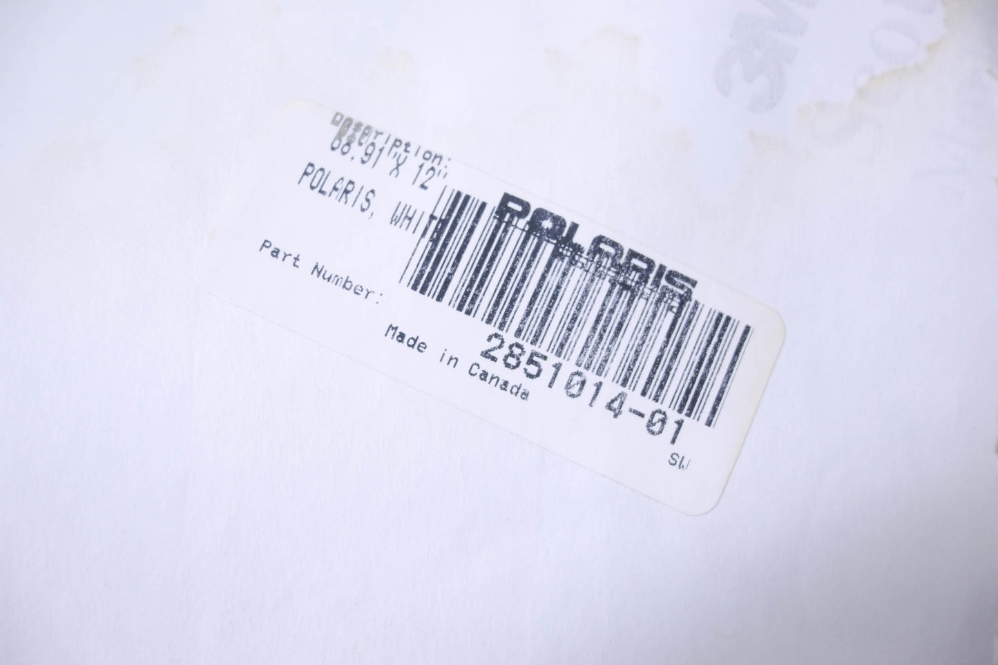 New OEM Polaris 2851014-01 Decal - 68.91" x 12" NOS
