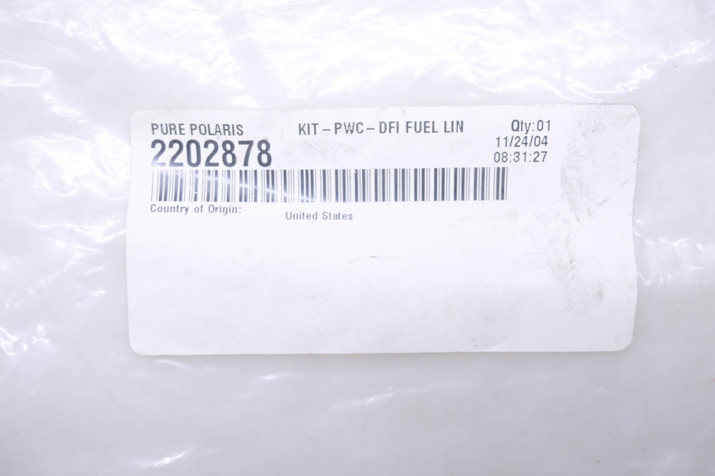New OEM Polaris 2202878 Fuel Line Update Kit NOS
