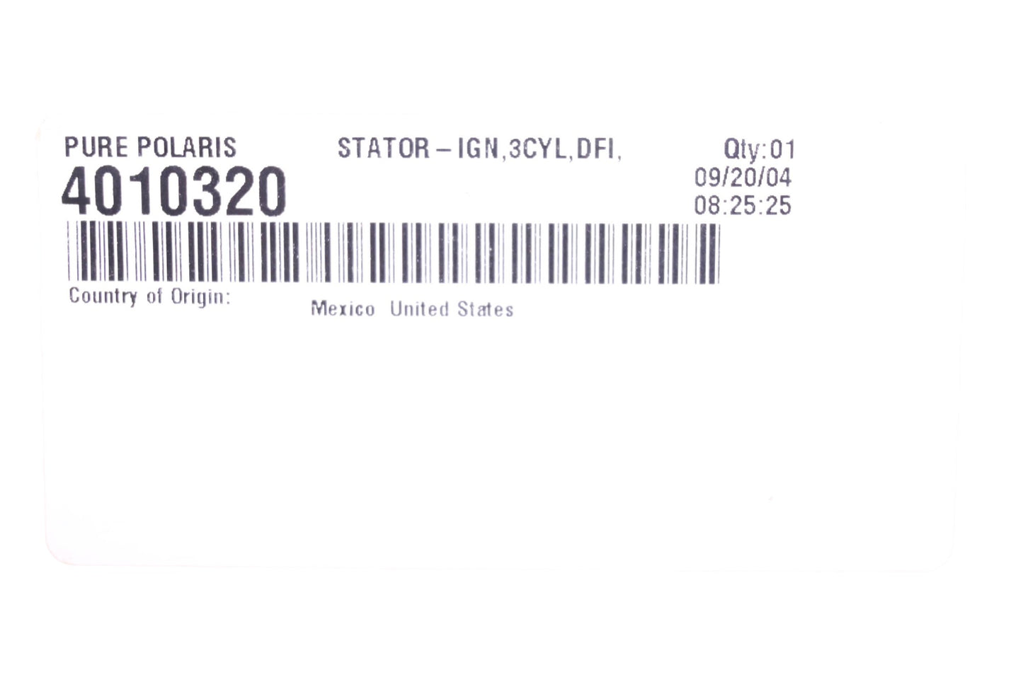 New OEM Polaris 4010320 Stator NOS