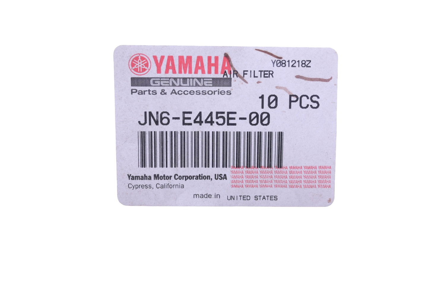 New OEM Yamaha JN6-E445E-00 Air Filter NOS
