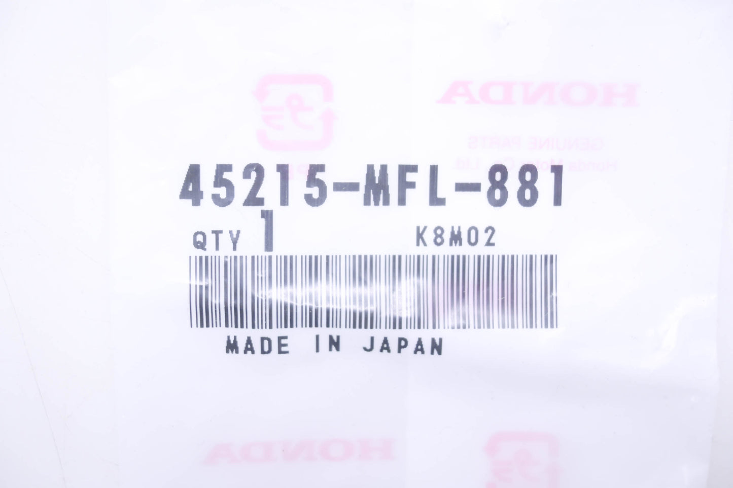 New OEM Honda 45215-MFL-881 Hanger Pin NOS