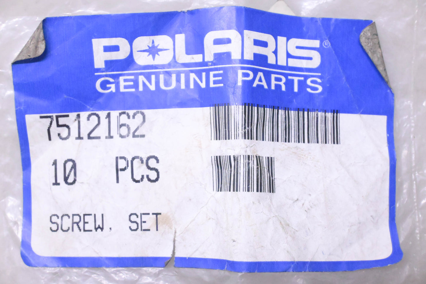 New OEM Polaris 7512162 Screw Set Qty 2 NOS