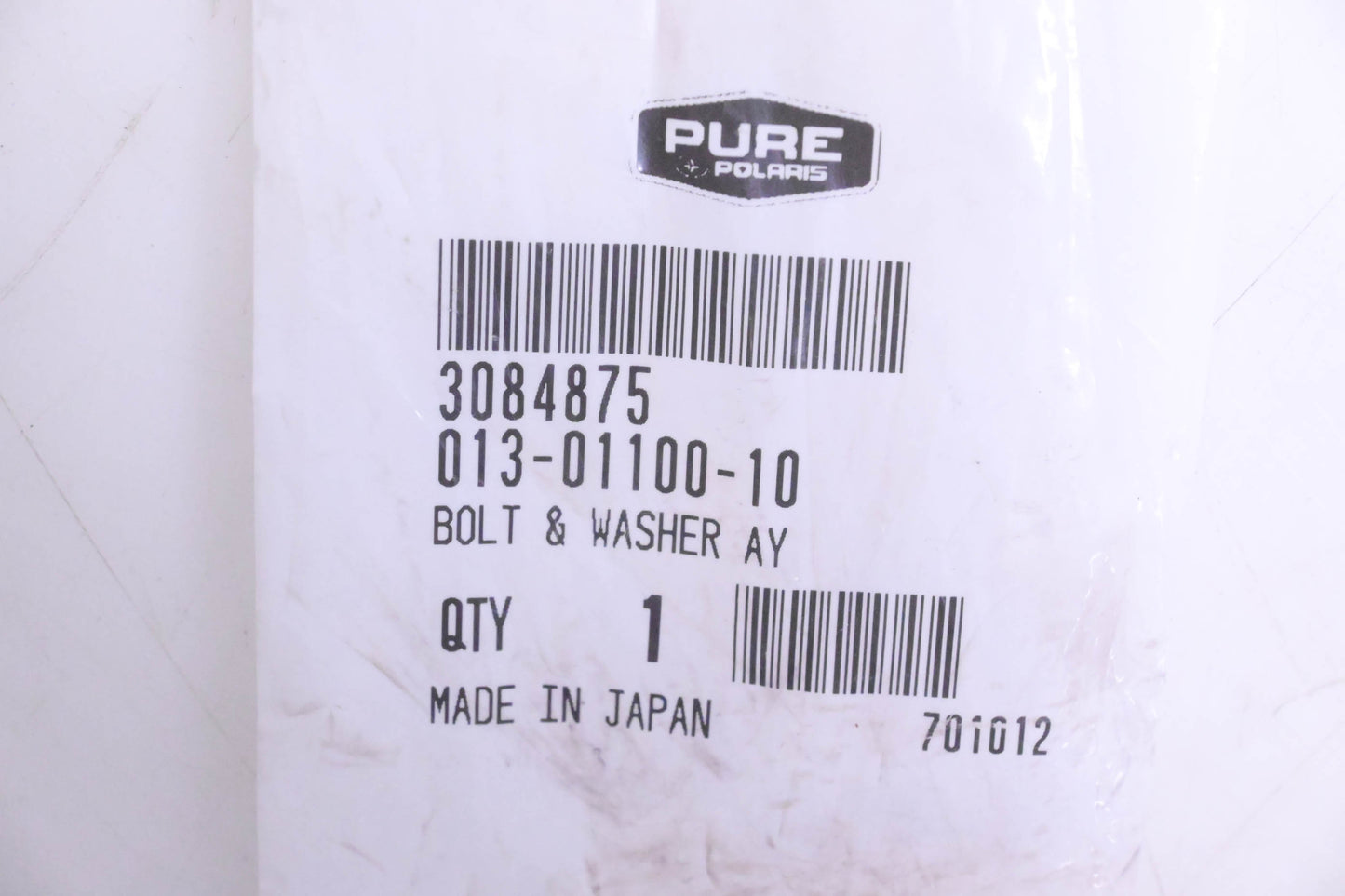 New OEM Polaris 3084875 Cylinder Head Bolt & Washer NOS
