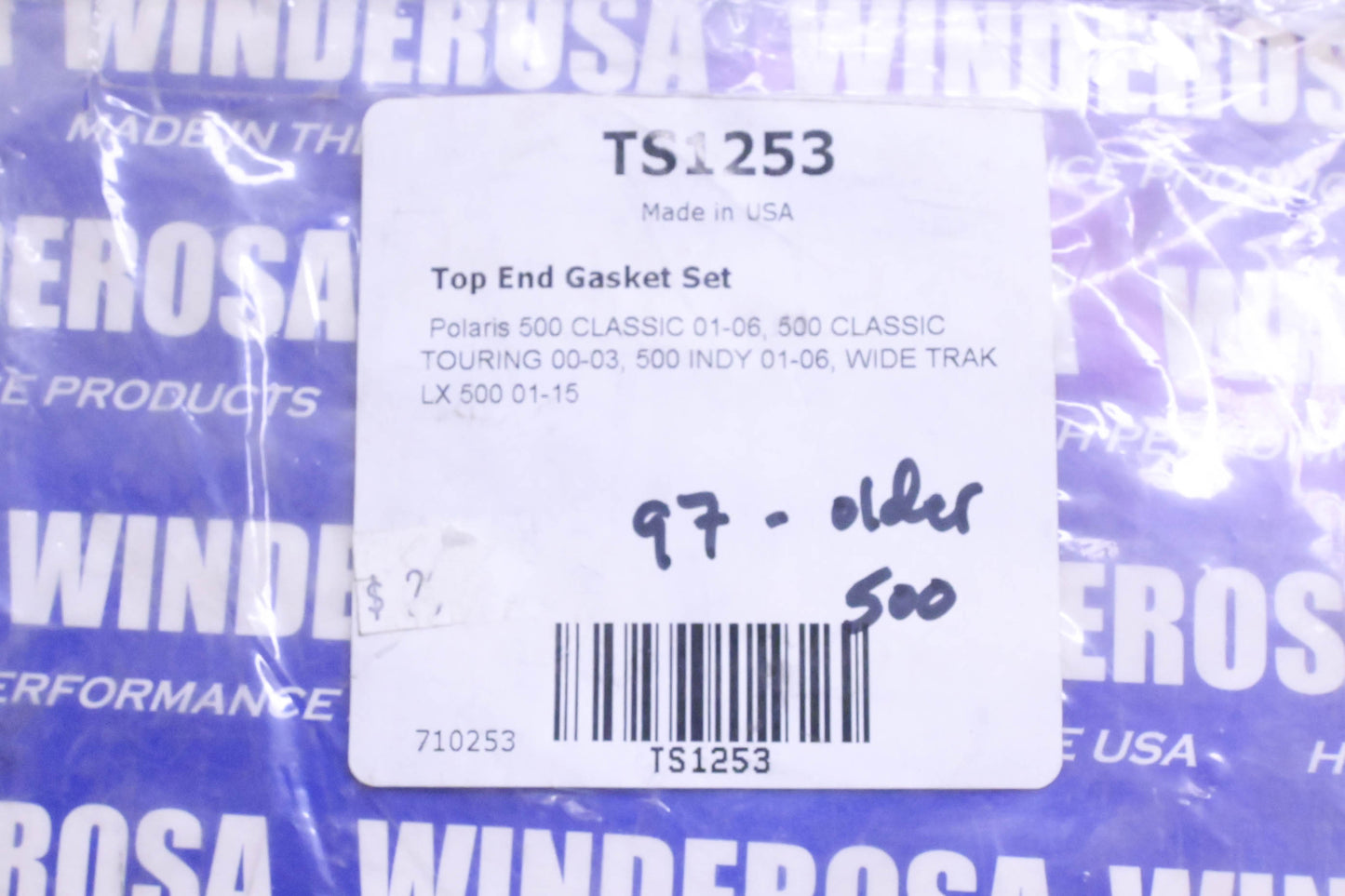 Winderosa 710253, TS1253 Top End Gasket Set NOS