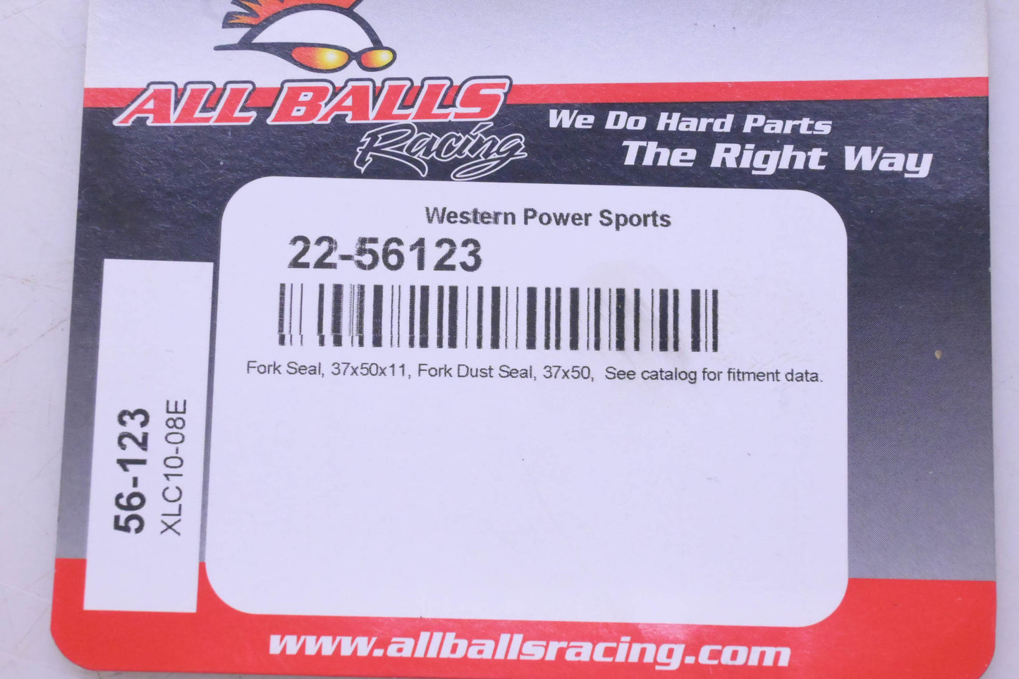 All Balls Racing 56-123, 2256123, XLC10-08E Fork Seal 37x50x11 Fork Dust Seal 37x50 NOS