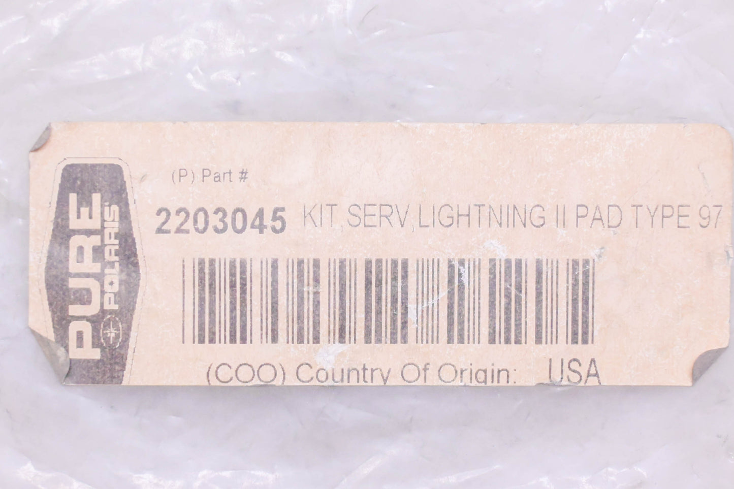 New OEM Polaris 2203045 Brake Pad Set NOS