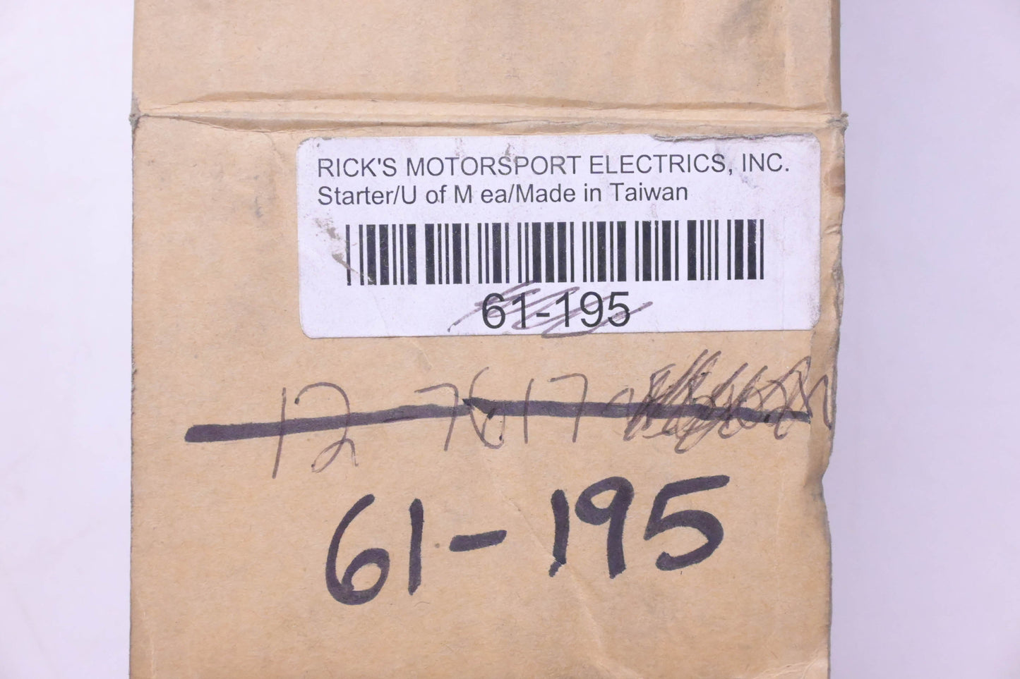 Rick's Motorsport Electrics, INC. 61-195 Starter NOS