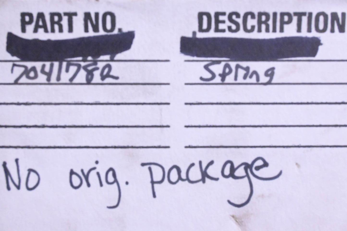 New OEM Polaris 7041782 Clutch Spring NOS