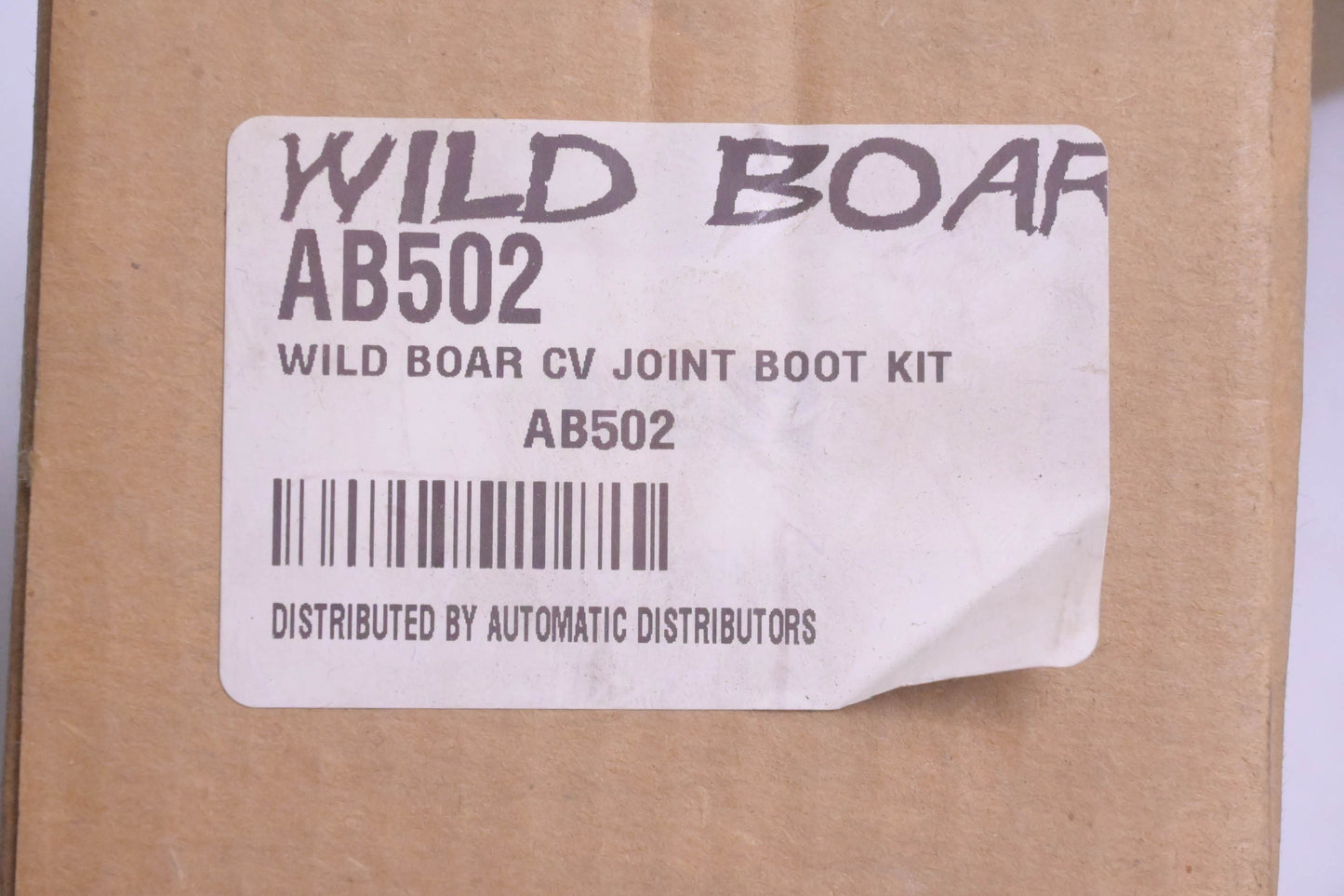Wild Boar AB502, 712-10A CV Joint Boot Kit NOS