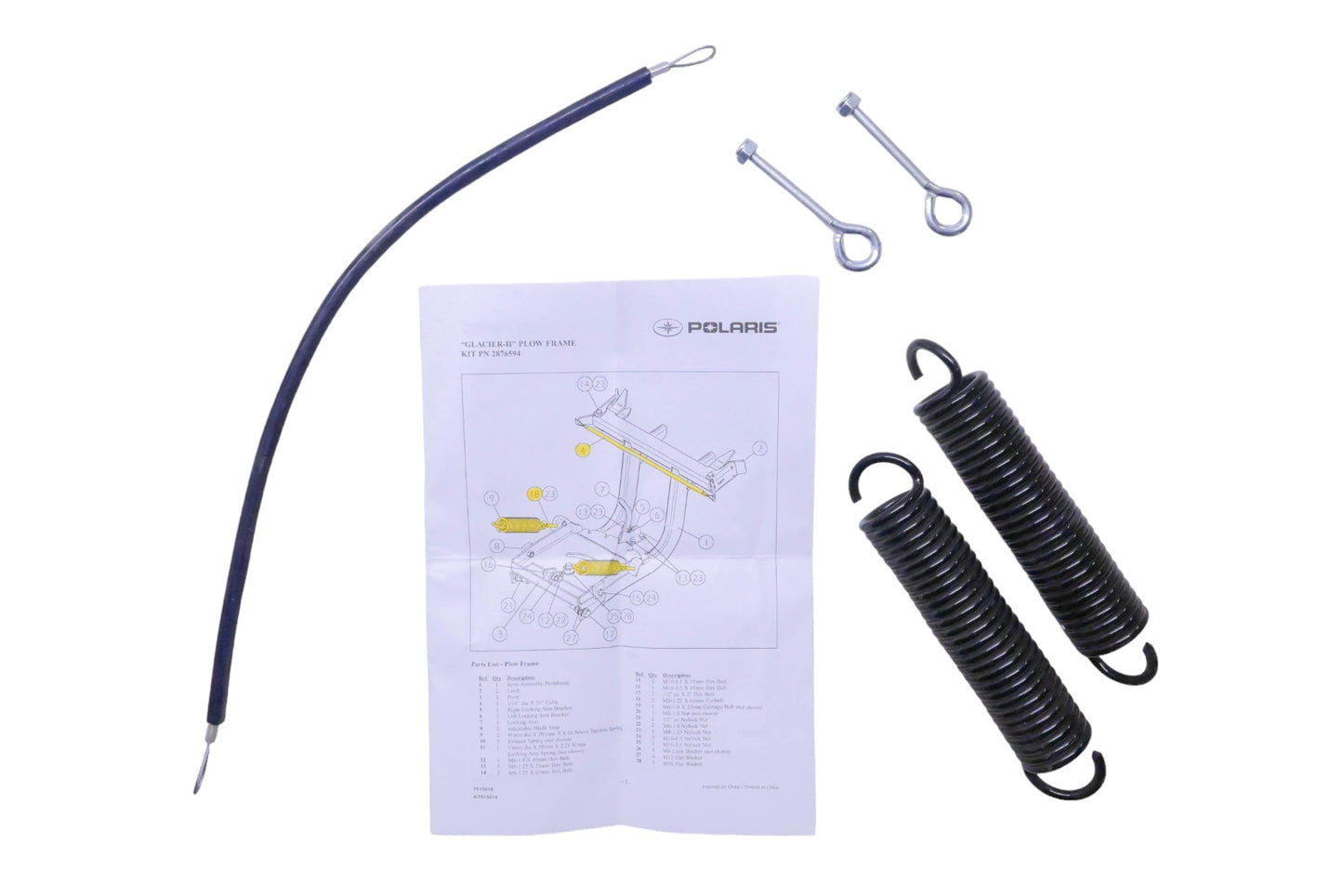 New OEM Polaris 2876594 Plow Frame NOS