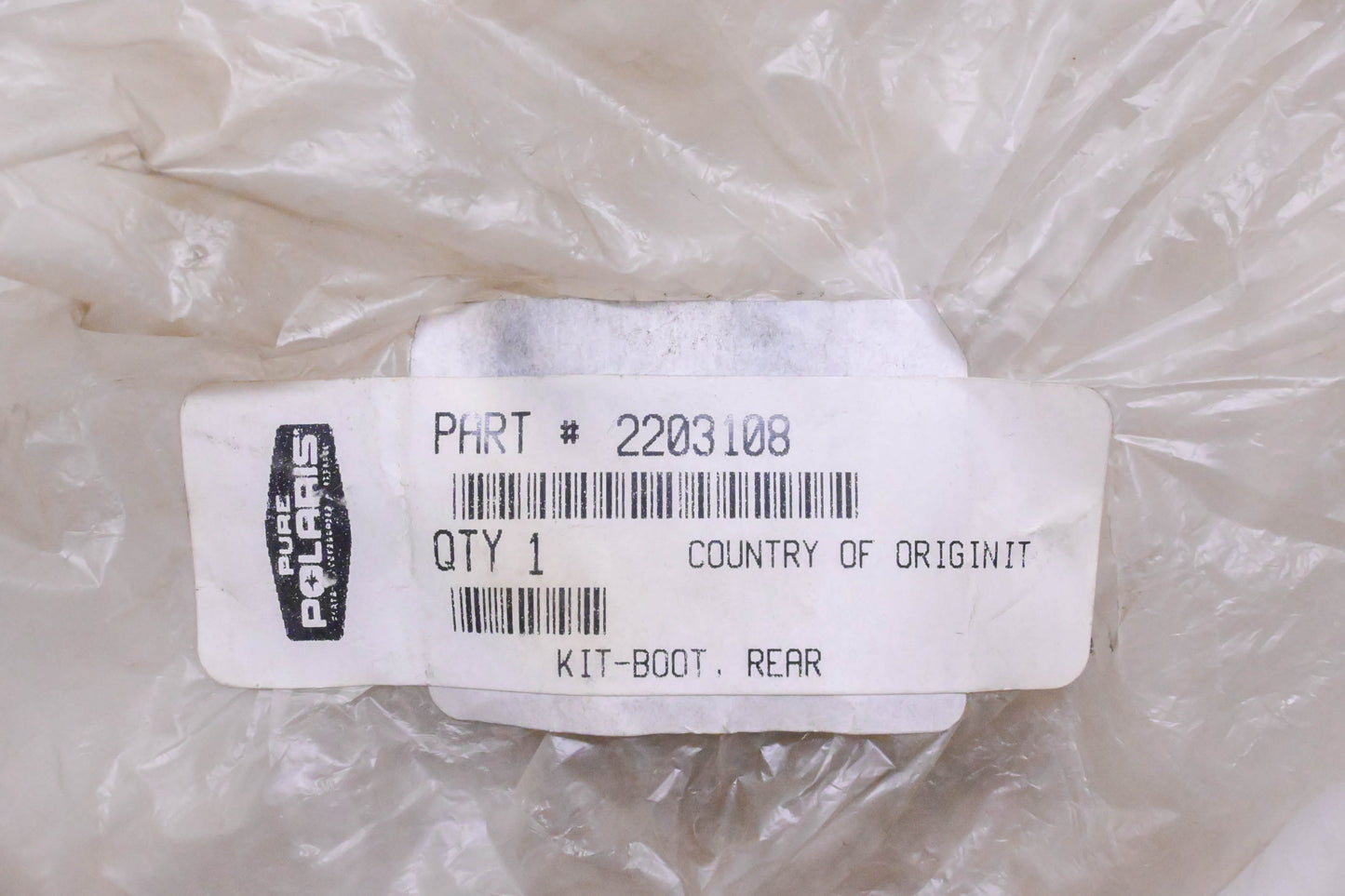 New OEM Polaris 2203108 Rear Boot Kit NOS
