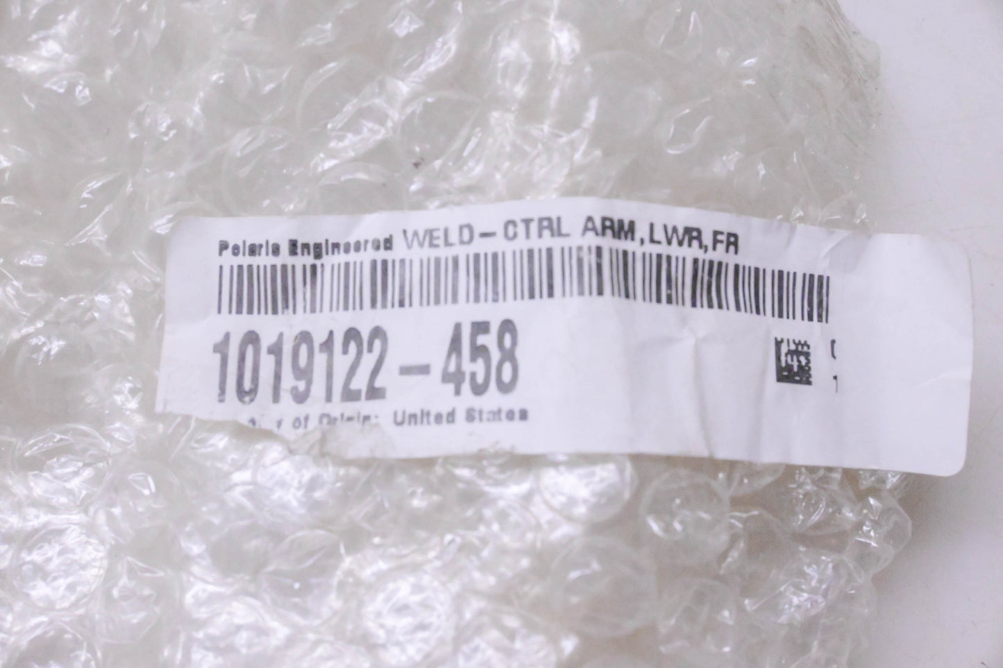 New OEM Polaris 1019122-458 Black Right Front Lower Control Arm NOS