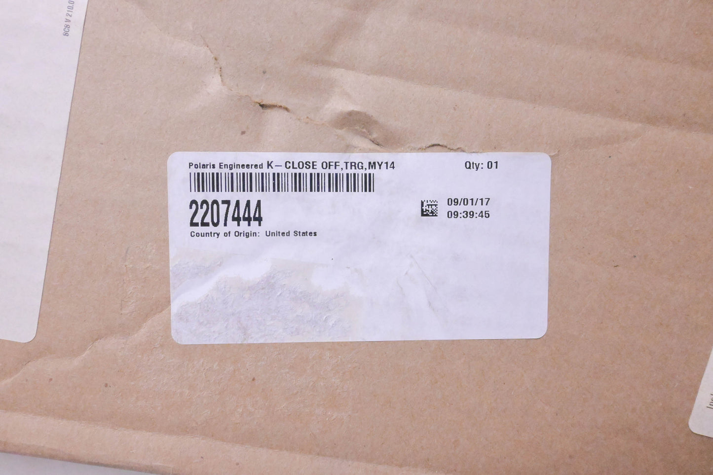 New OEM Polaris 2207444 Close Off Panel Kit NOS