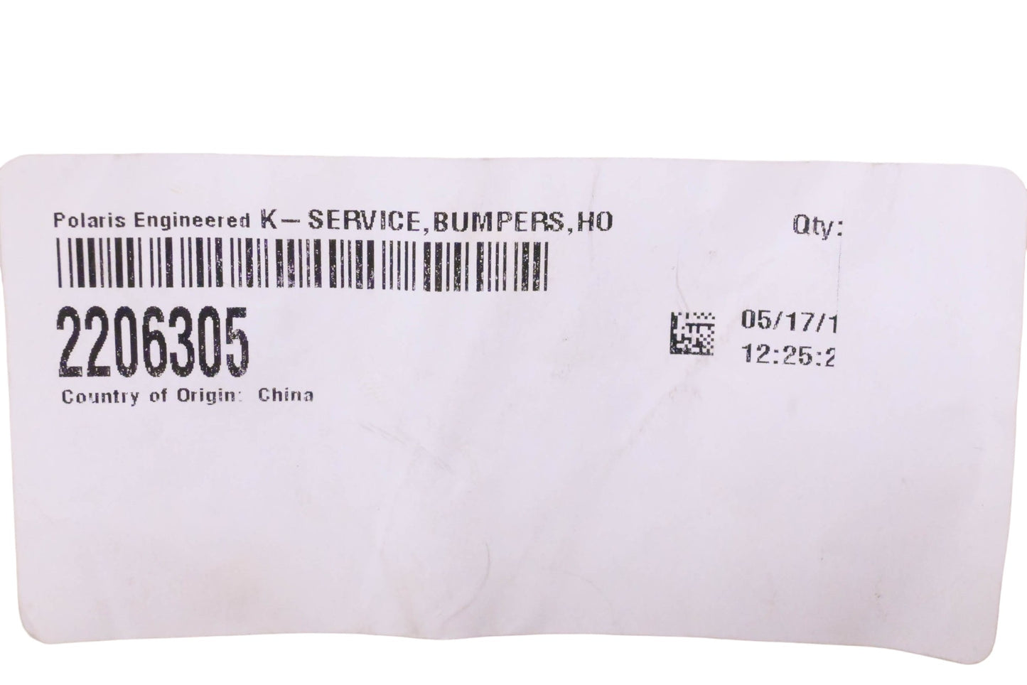 New OEM Polaris 2206305 Rubber Bumper Kit NOS
