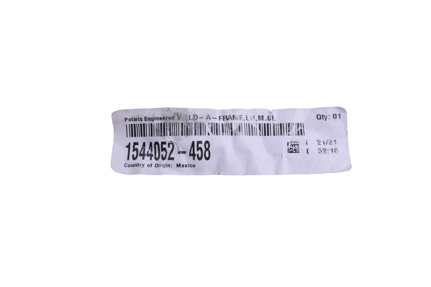 New OEM Polaris 1544052-458 Matte Black Left A Frame NOS