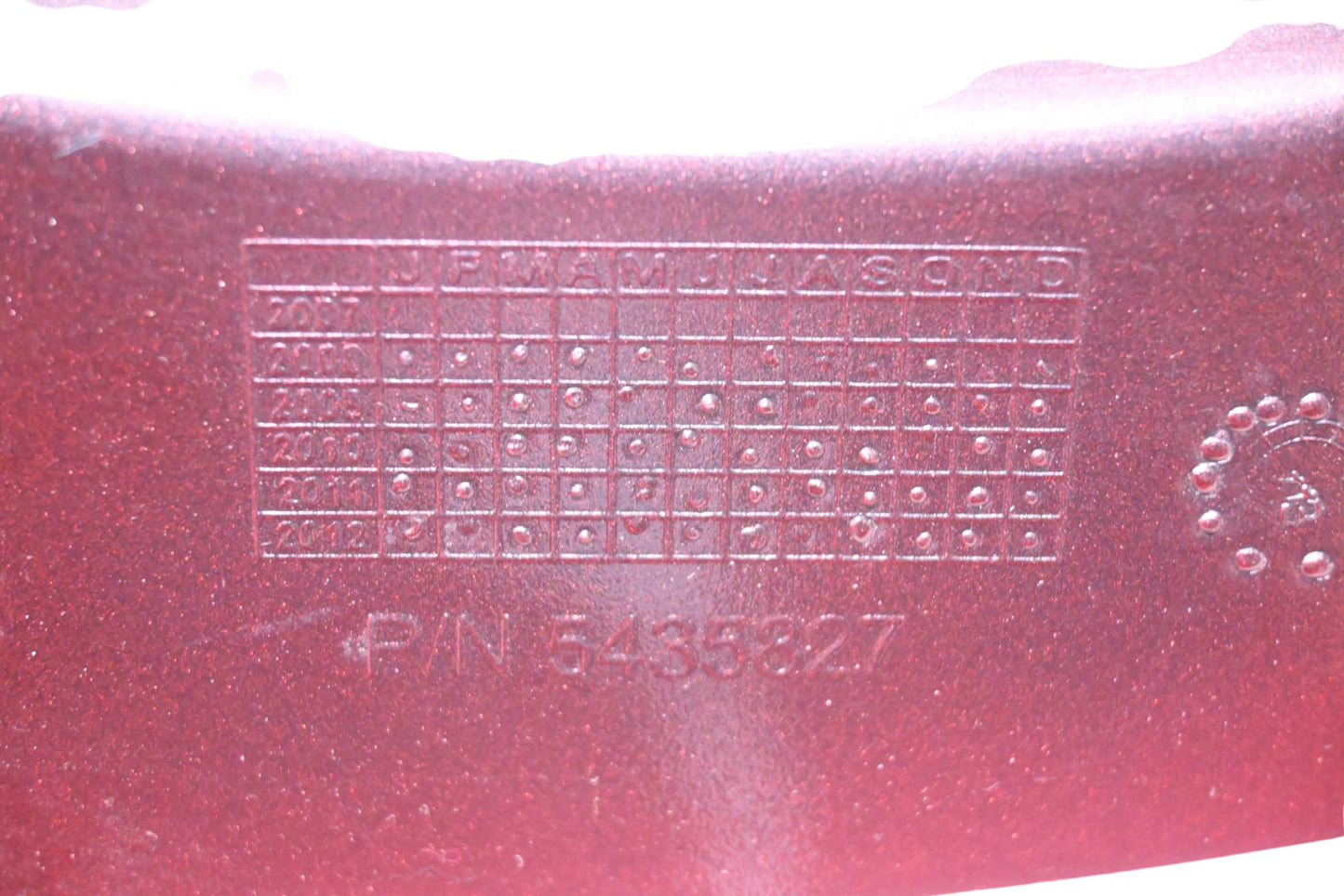 OEM Polaris 5435827 Red Front Cover