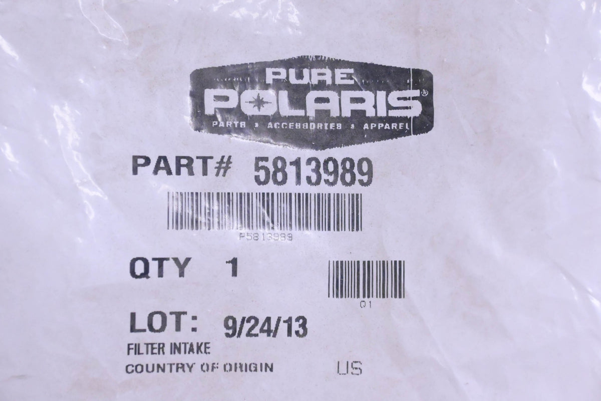 New OEM Polaris 5813989 Intake Filter NOS
