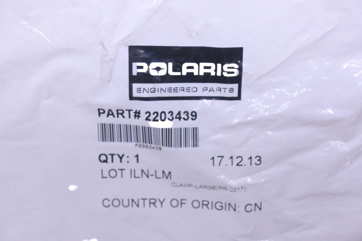 New OEM Polaris 2203439 Large Clamp NOS