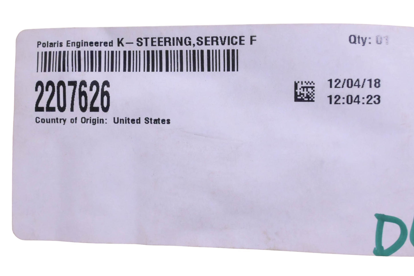 New OEM Polaris 2207626 Steering Service Kit NOS