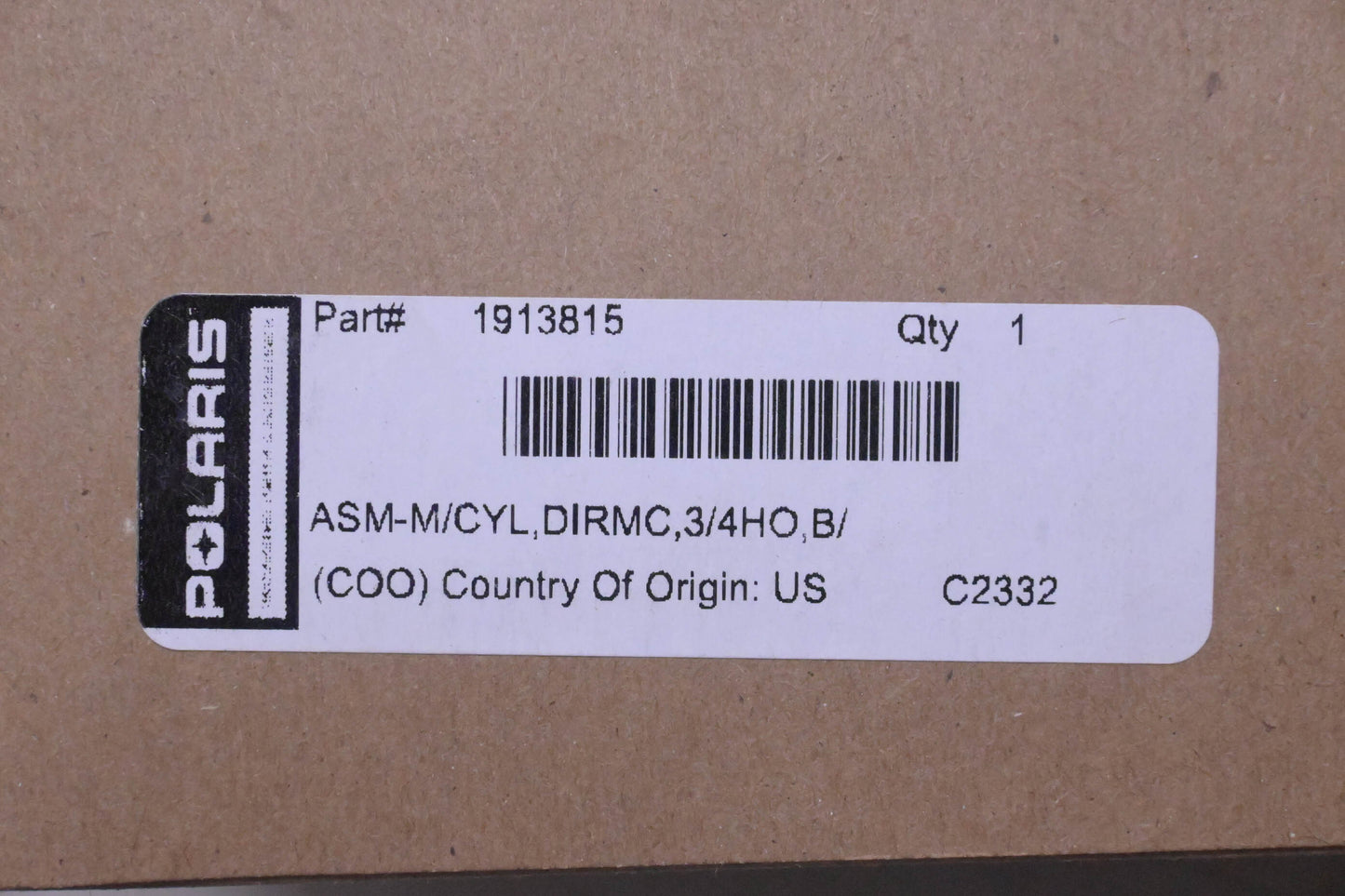 New OEM Polaris 1913815, 073383 Master Cylinder NOS