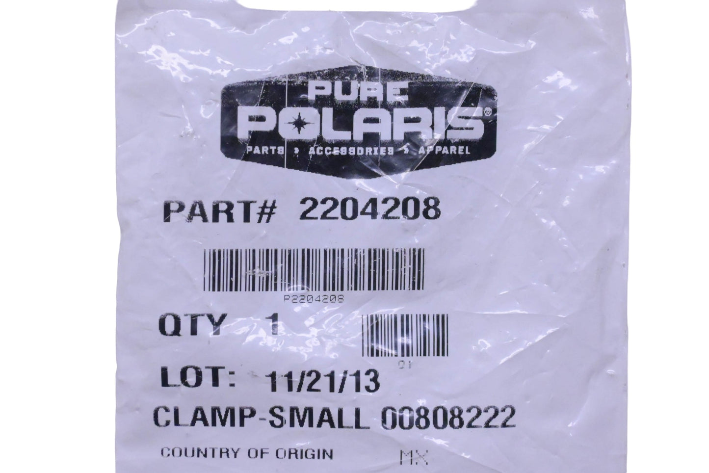 New OEM Polaris 2204208 Small Clamp NOS
