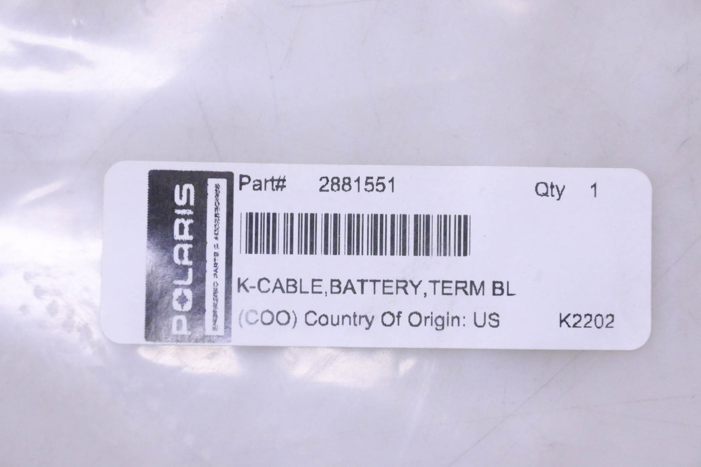 New OEM Polaris 2881551 Accessory Harness (2 Passenger) Kit NOS