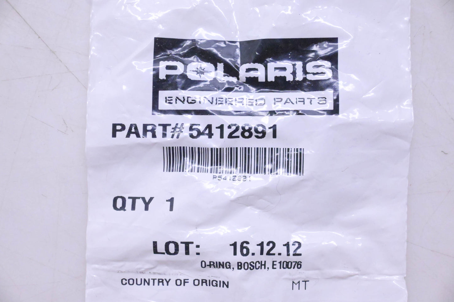 New OEM Polaris 5412891 O-Ring NOS