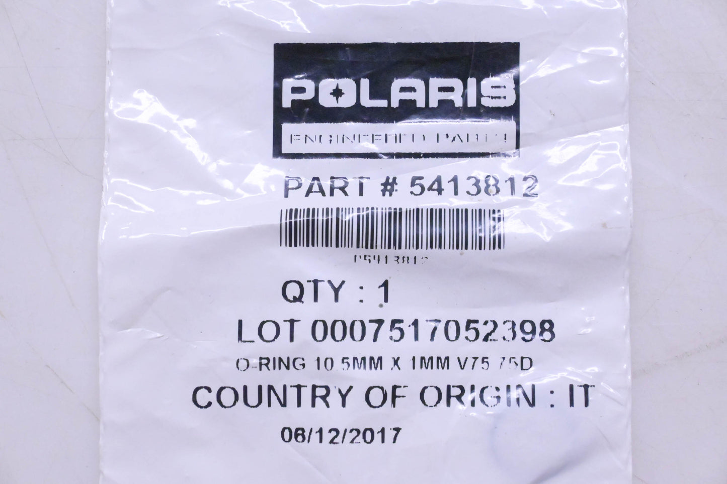 New OEM Polaris 5413812 O-Ring NOS