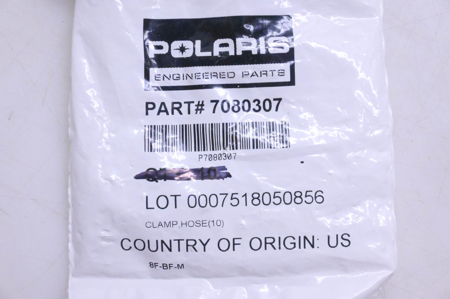 New OEM Polaris 7080307 Hose Clamp NOS