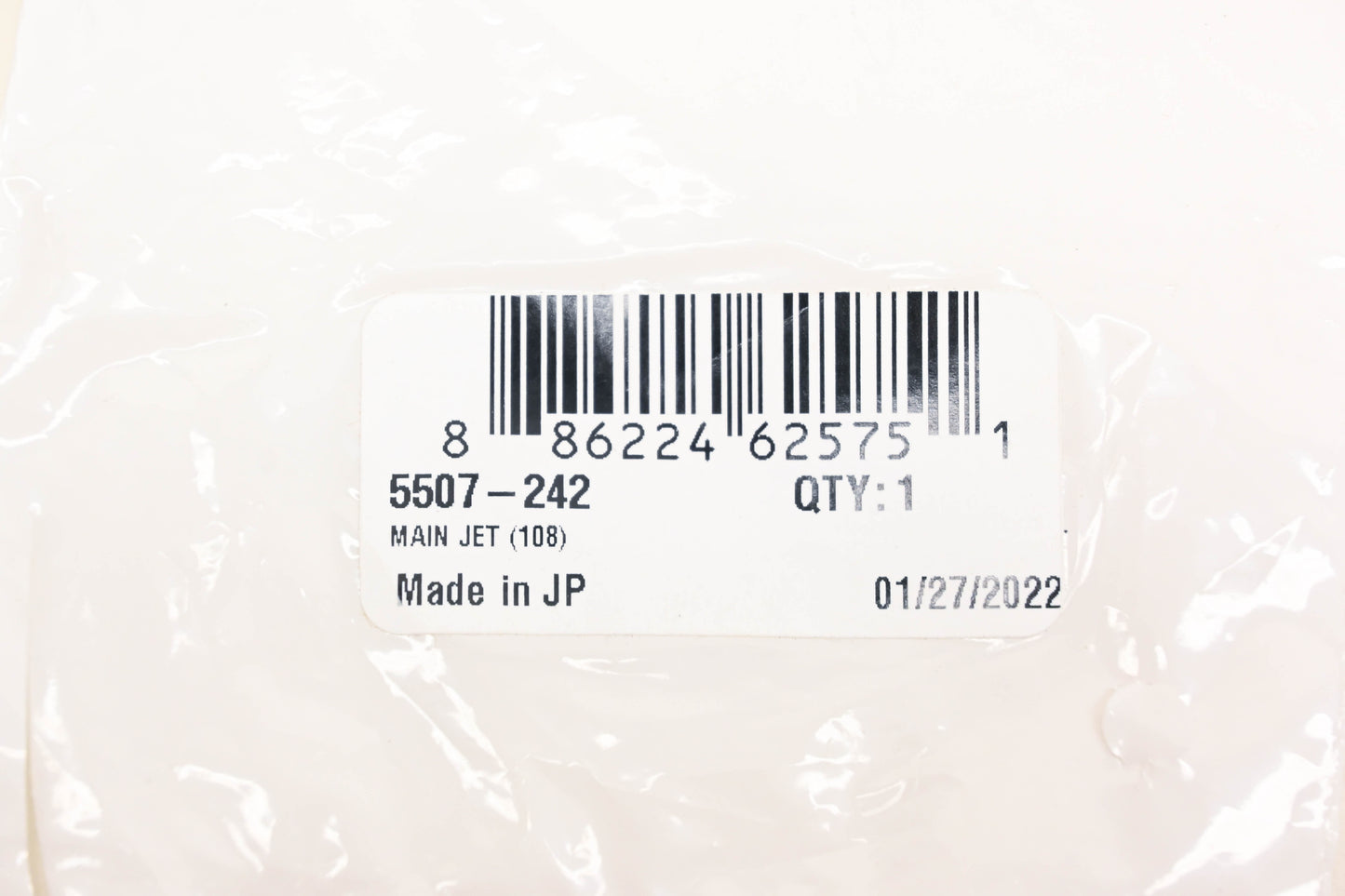 New OEM Arctic Cat 5507-242 Main Jet #108 NOS