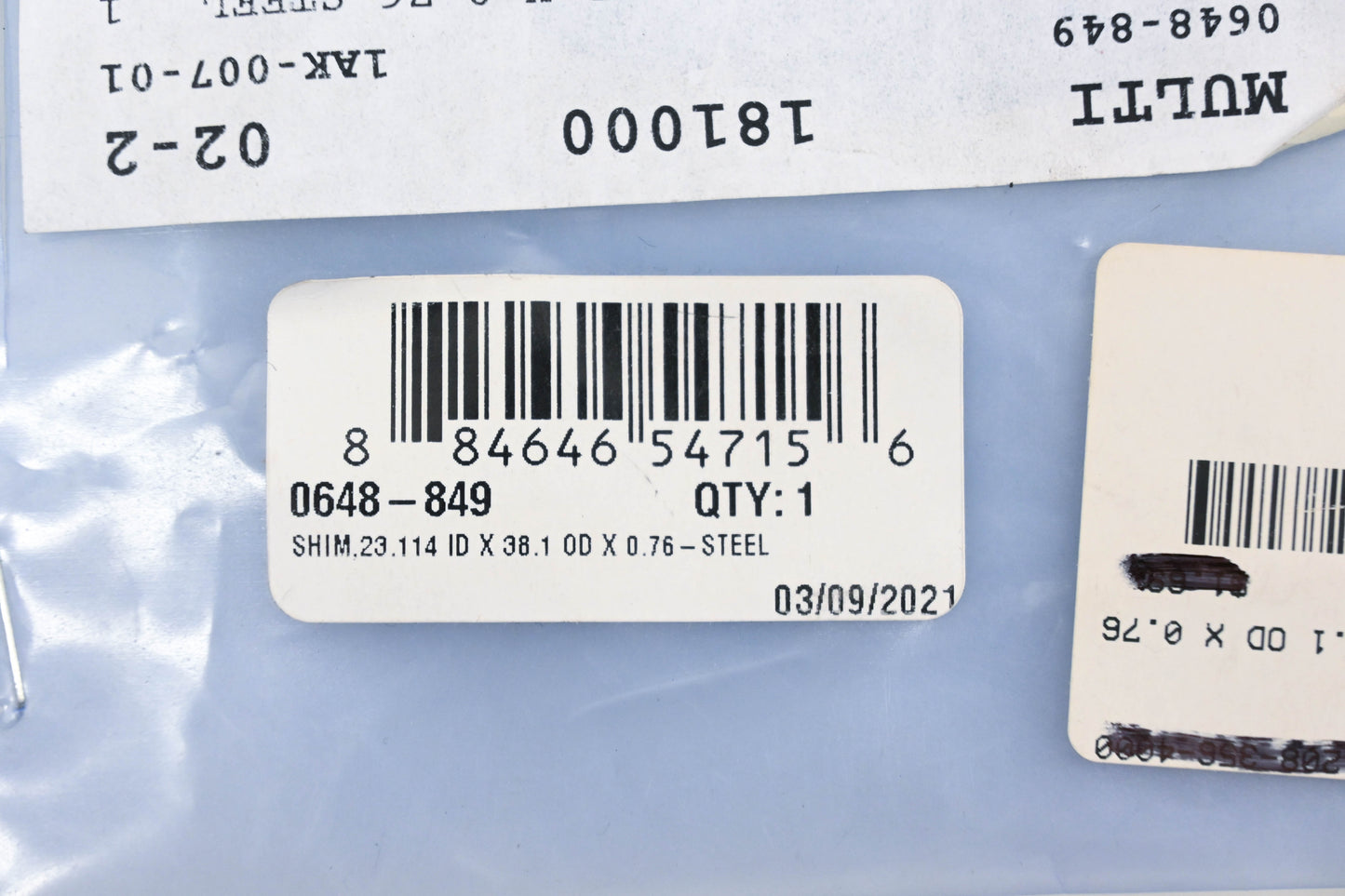 New OEM Arctic Cat 0648-849 Driven Clutch Shim NOS