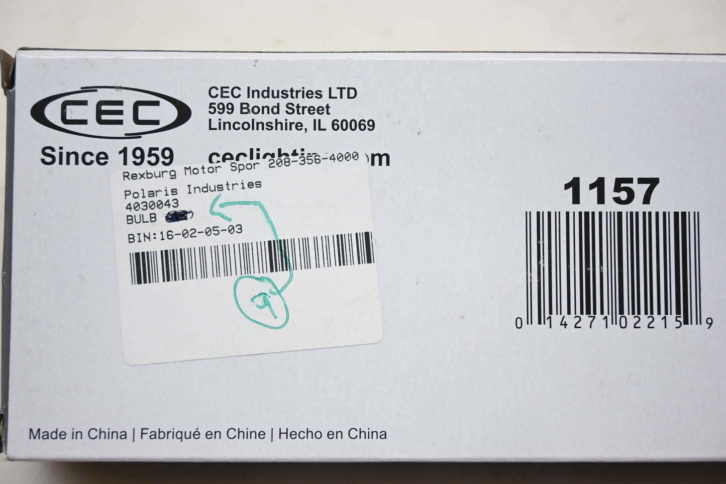 New OEM Polaris 4030043 CEC Replacement Bulbs Qty 3 NOS
