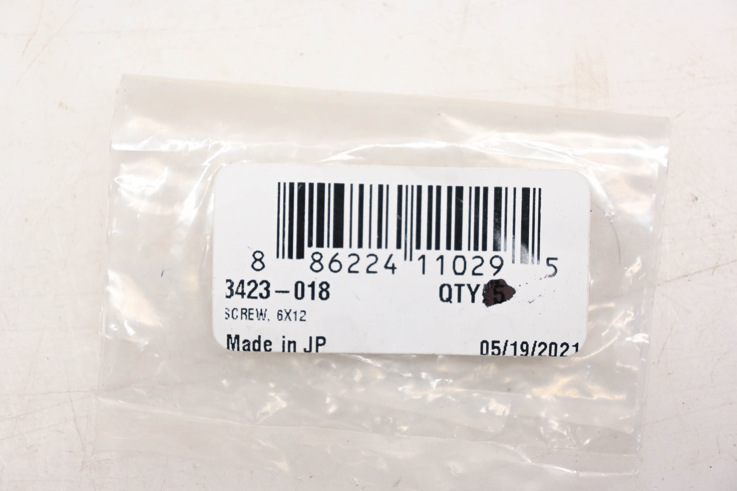 New OEM Arctic Cat 3423-018 Phillips Countersunk Screws 6x12 Qty 2 NOS