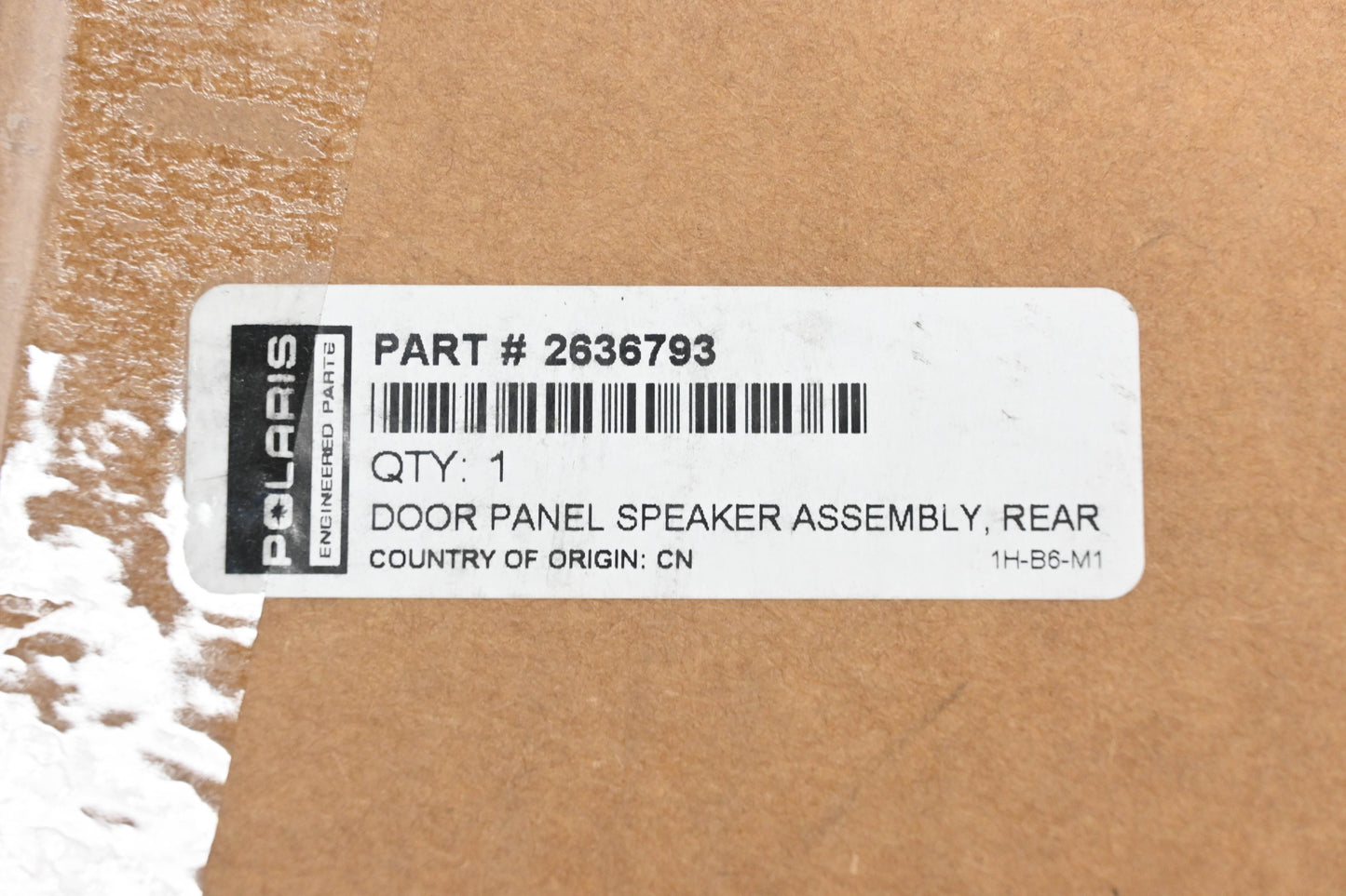 New OEM Polaris 2636793 Rear Right Door Panel Speaker Assembly NOS
