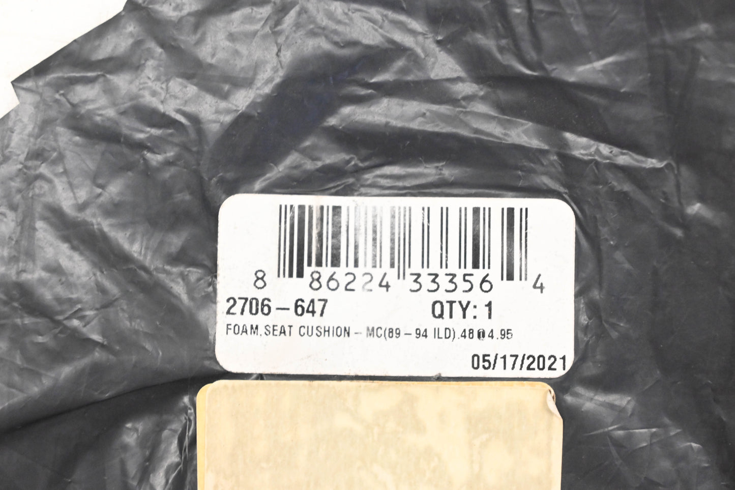 New OEM Arctic Cat 2706-647 Foam Seat Cushion NOS