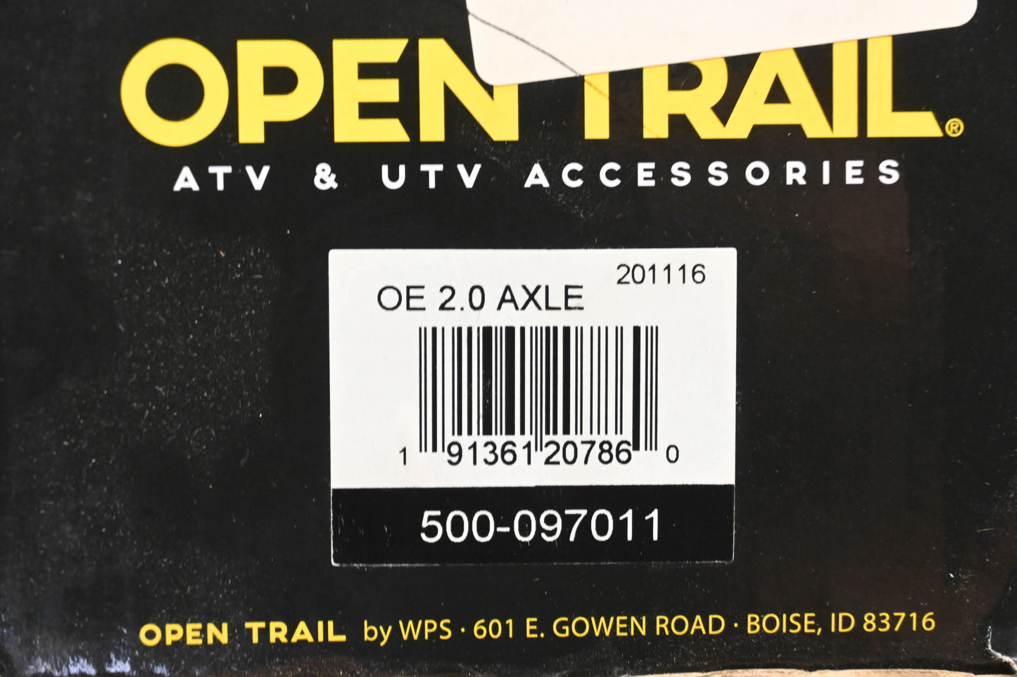 Open Trail 500-097011 Axle Assembly NOS