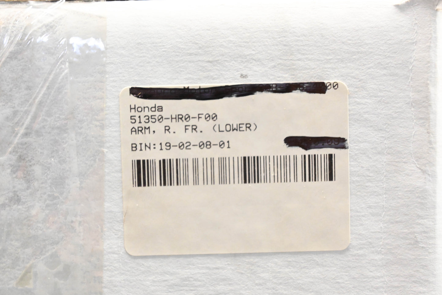 New OEM Honda 51350-HR0-F00 Front Right Lower A-Arm NOS
