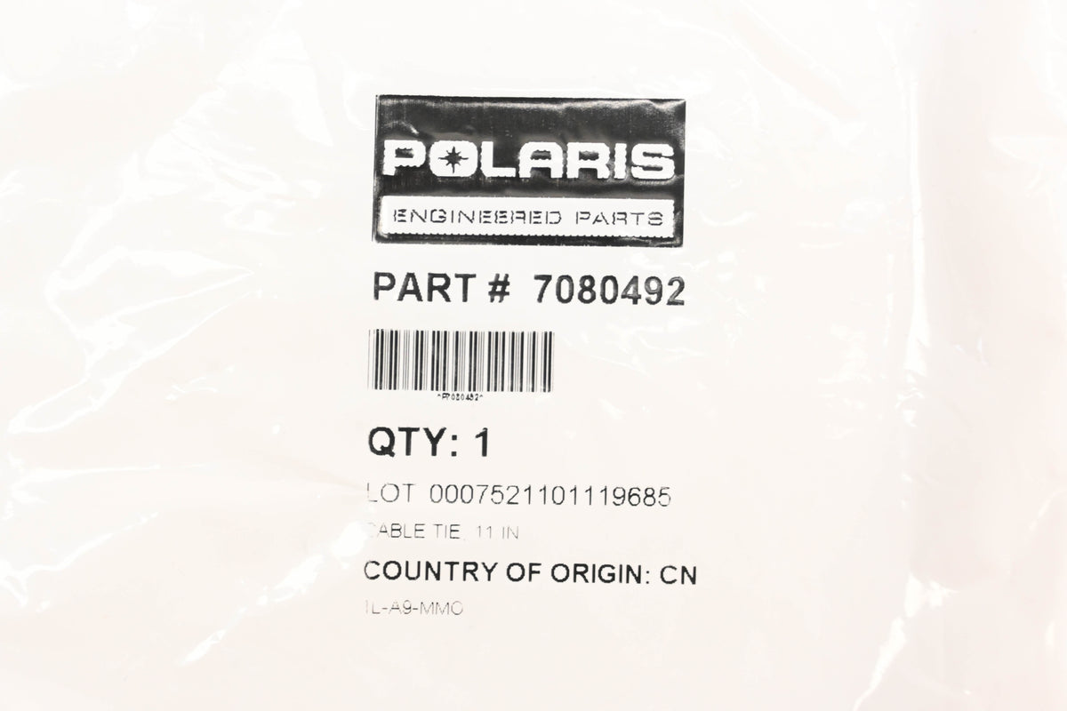 New OEM Polaris 7080492 Cable Ties 11" Qty 7 NOS