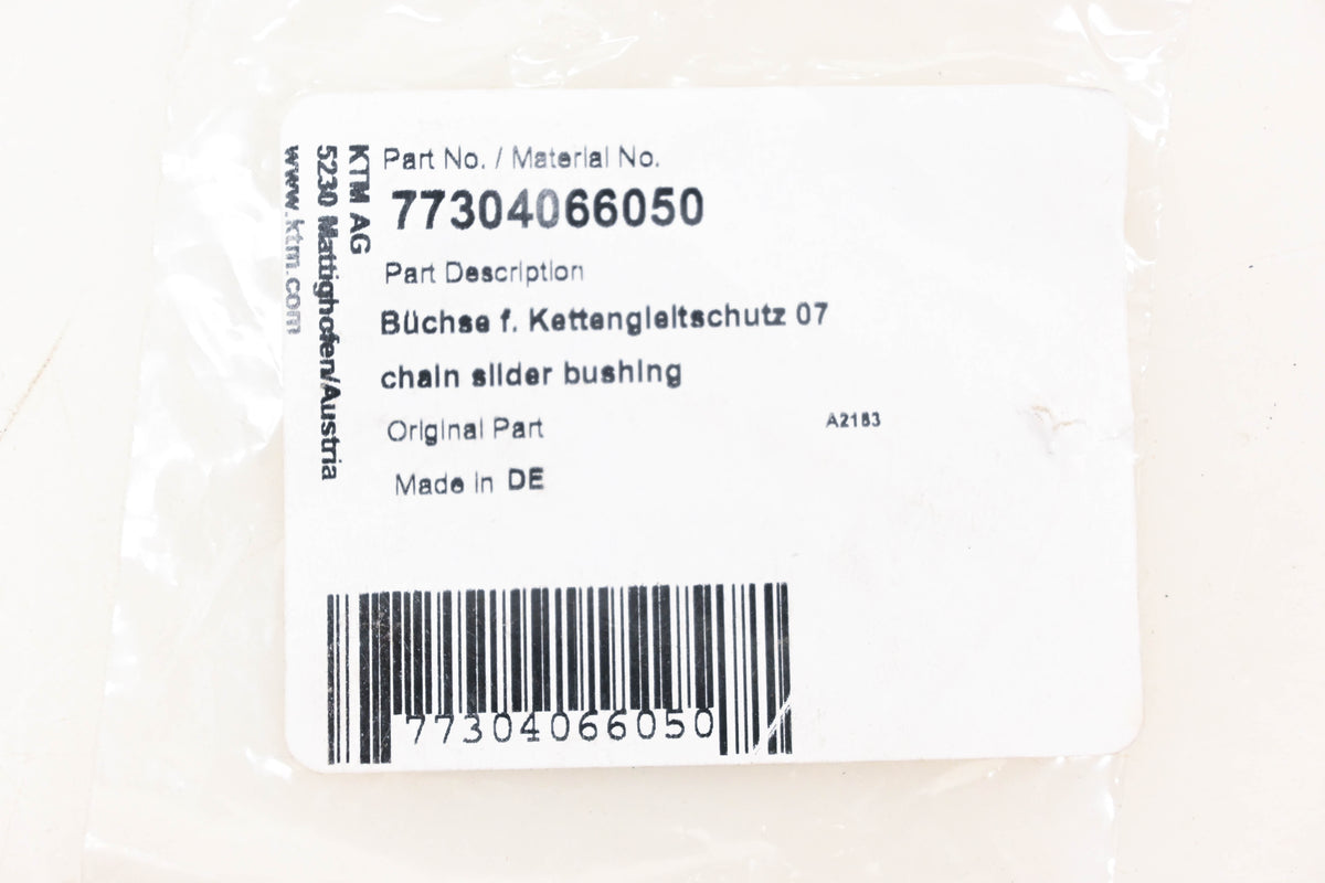New OEM KTM 77304066050 Chain Slider Bushing NOS