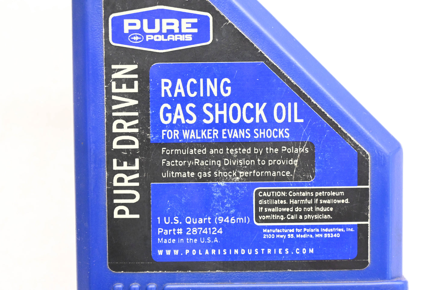 New OEM Polaris 2874124 Walker Evans Racing Gas Shock Oil 1Qt NOS