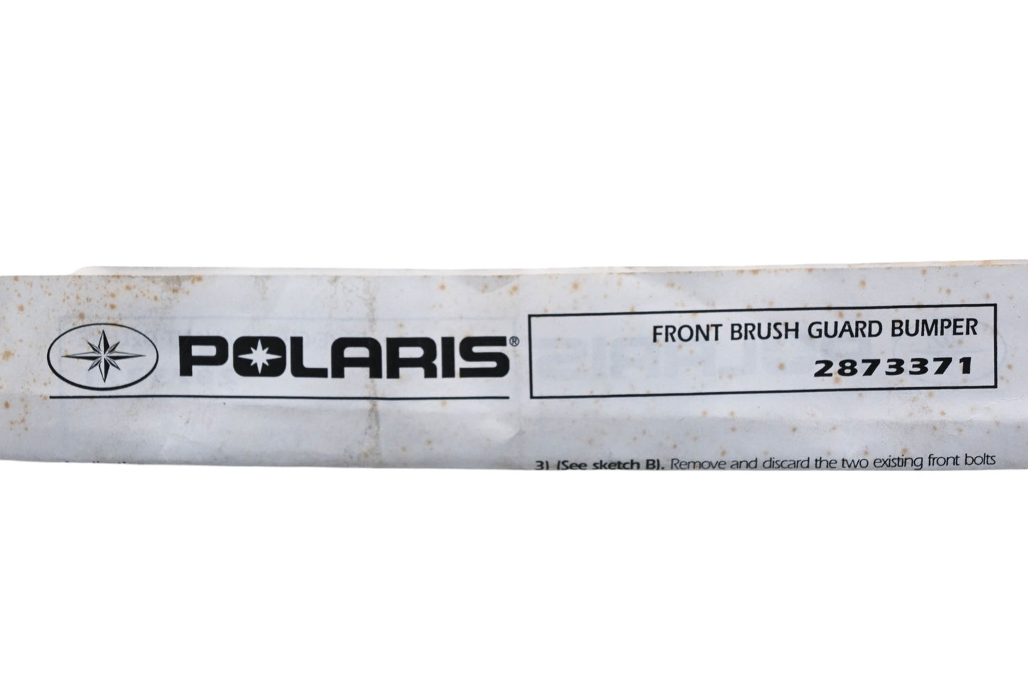 New OEM Polaris 2873371 Chrome Front Brush Guard Bumper NOS