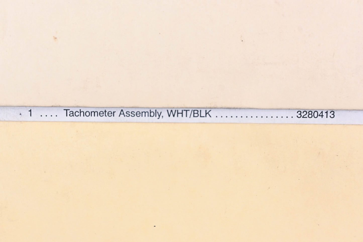 OEM Polaris 3280413 Tachometer Gauge Assembly