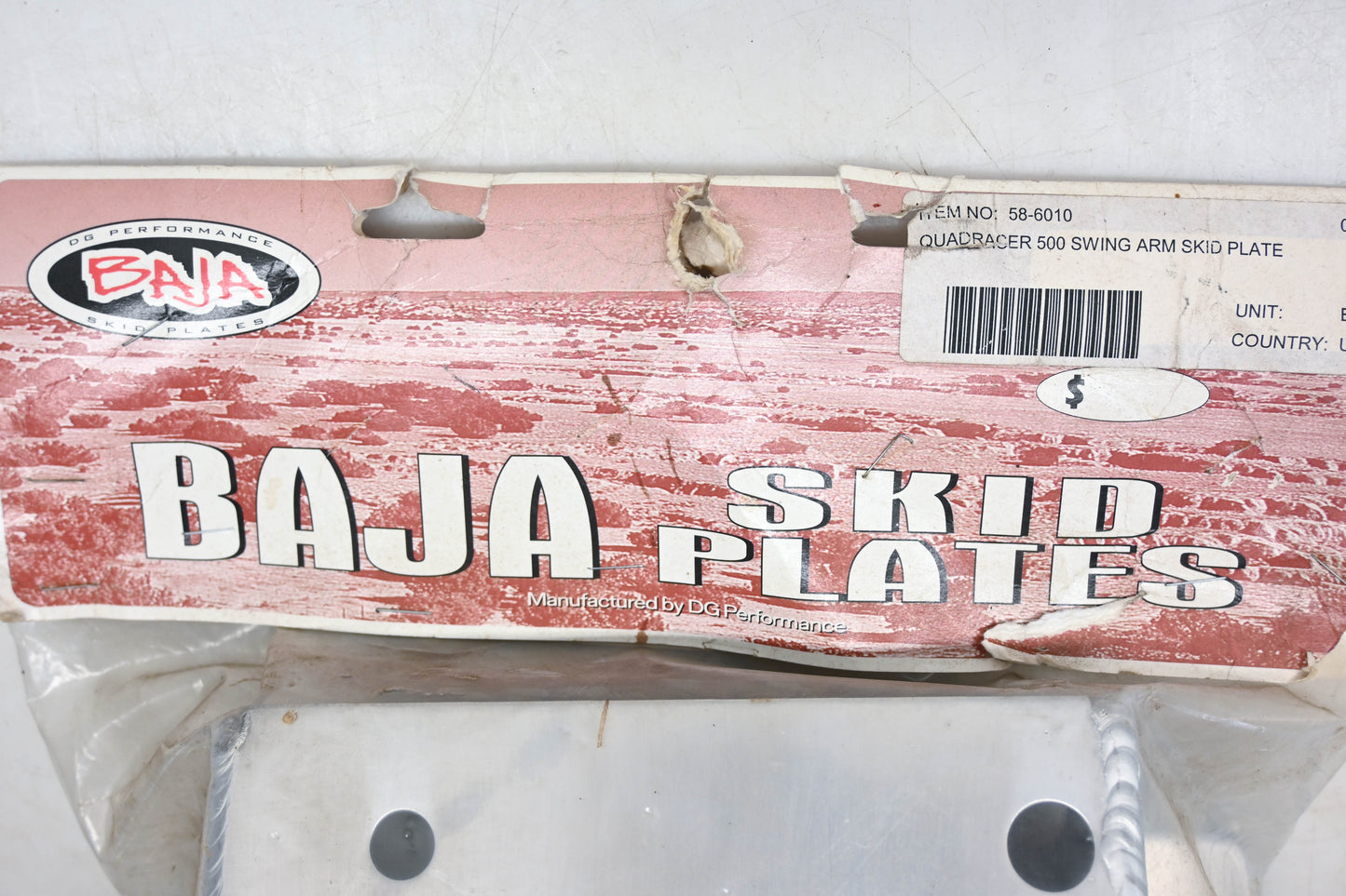 DG Performance 58-6010 Baja Skid Plate NOS