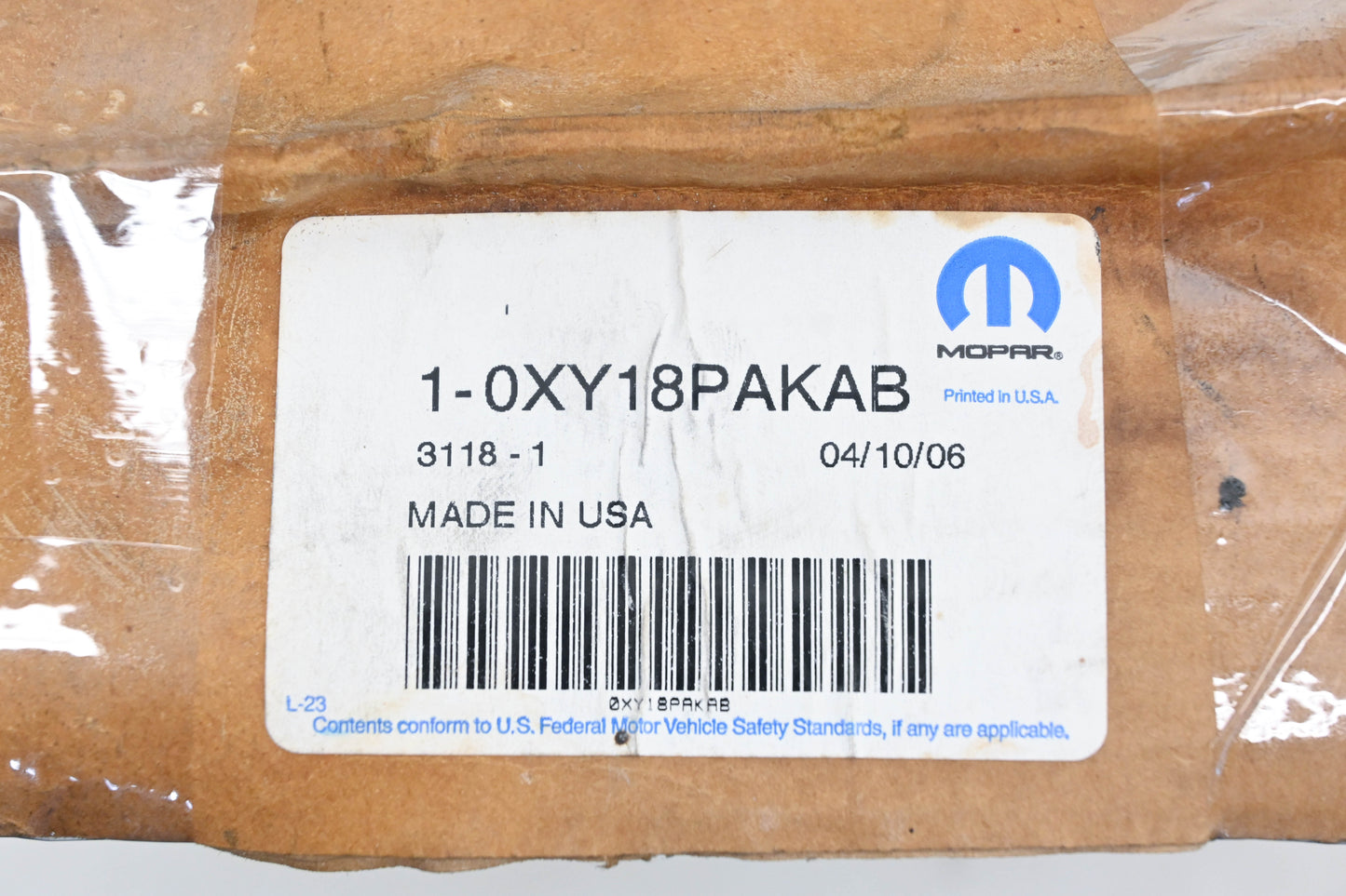 Mopar 0XY18PAKAB Dodge Ram Center Wheel Hub Cap NOS