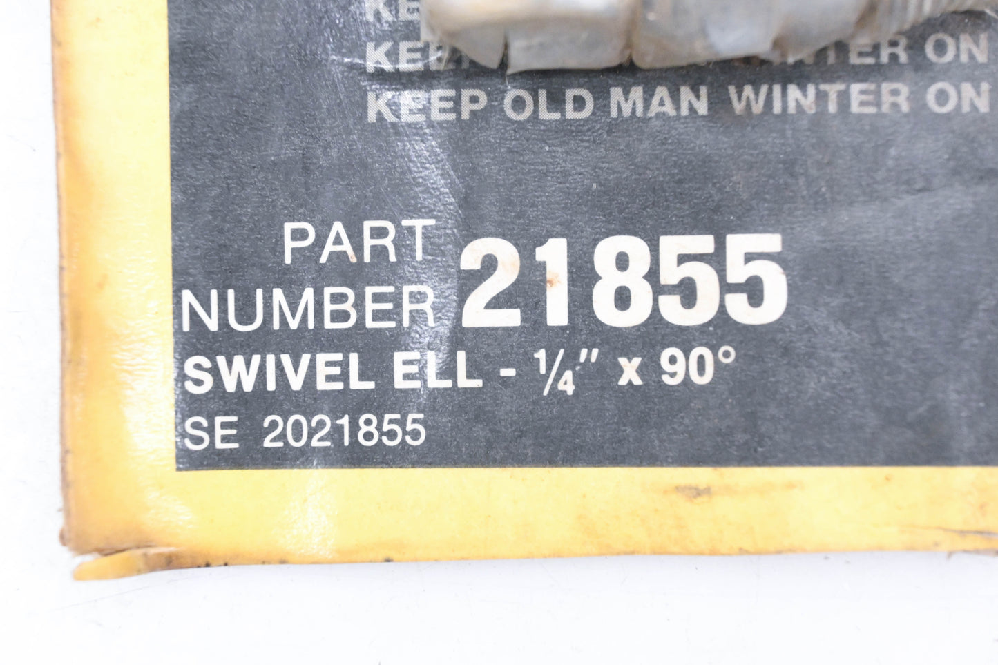 Meyer 21855 Swivel Elbow 1/4" Fitting NOS