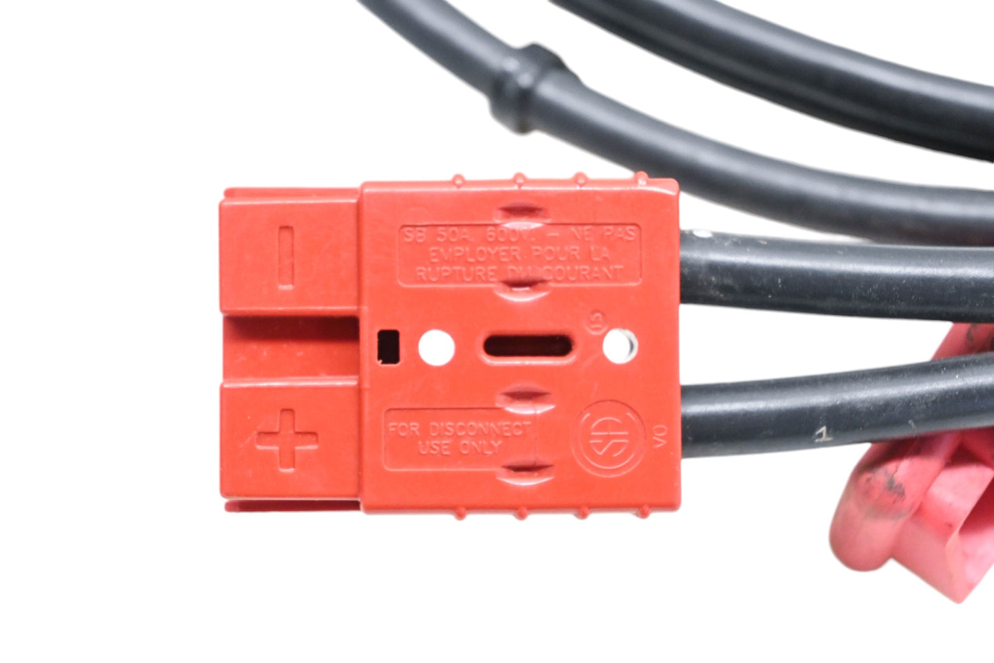 Anderson Power 992G1-BK Battery Extension 7' 50a 600v Quick Disconnect Cable