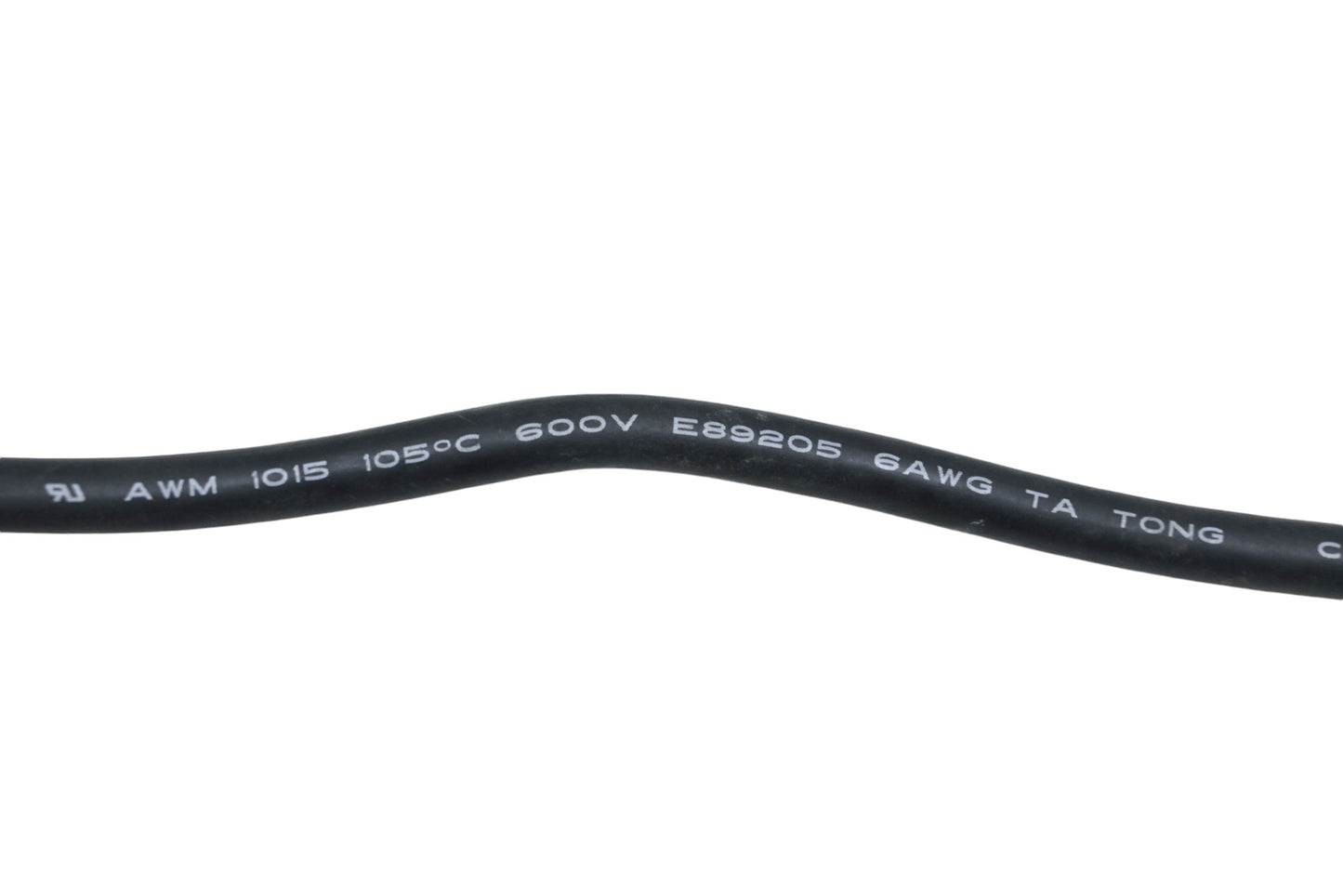 Ta Tong MR014-11 Black 3' Battery Cable 6-Gauge