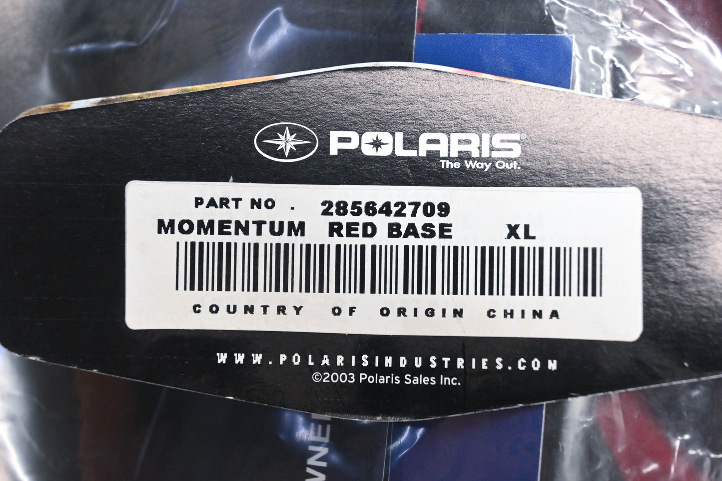 New OEM Polaris 285642709 Red Momentum Helmet XL 61-62cm NOS