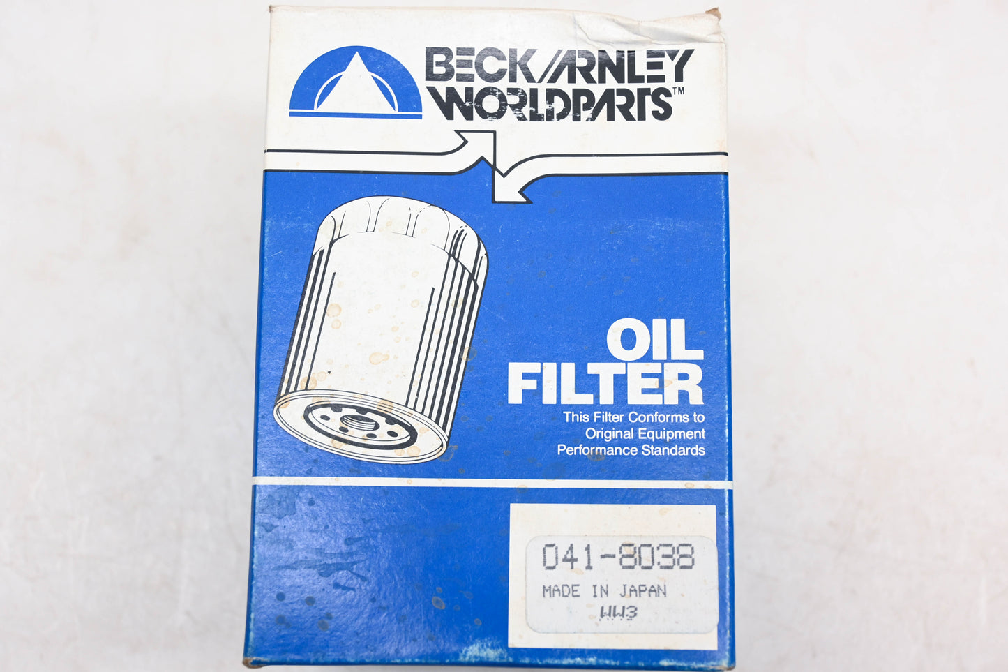 Beck/Arnley 041-8038 Oil Filter NOS