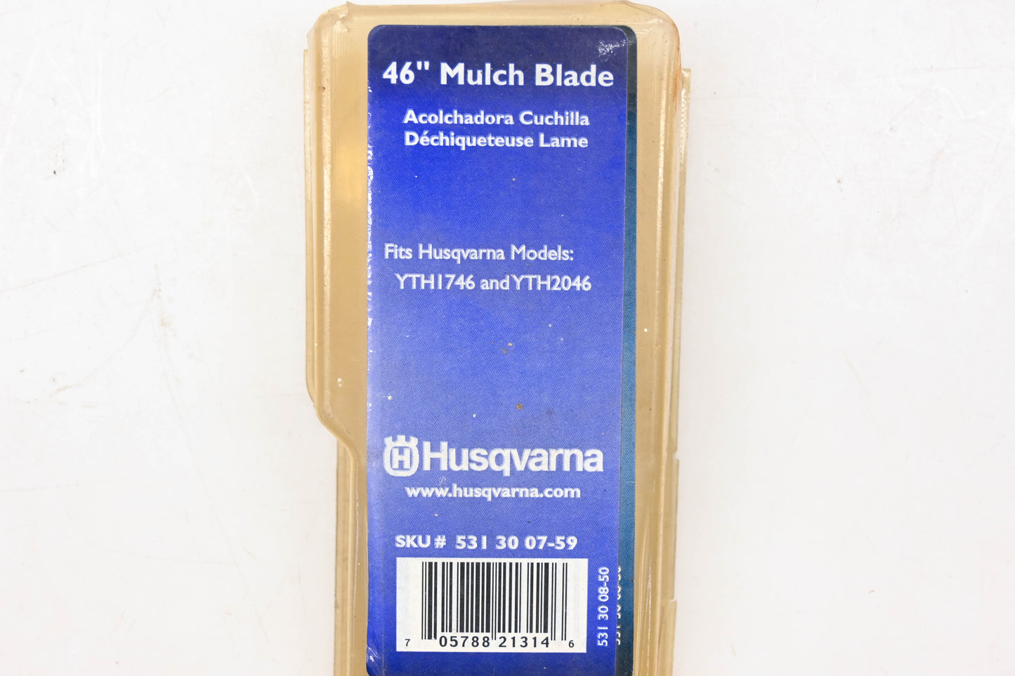 New OEM Husqvarna 5313007-59, 531 30 07-59 Mower 46" Mulch Blade NOS